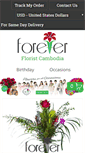 Mobile Screenshot of forever-florist-cambodia.com